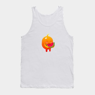 Eating watermelon, Burntboo Tank Top